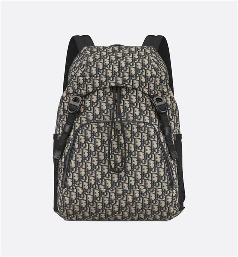 dior bee backpack|Motion Backpack Beige and Black Dior Oblique Jacquard and .